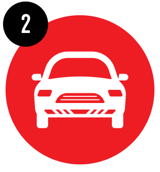 Park in a designated spot  and click  I have Arrived on the app or confirmation email icon